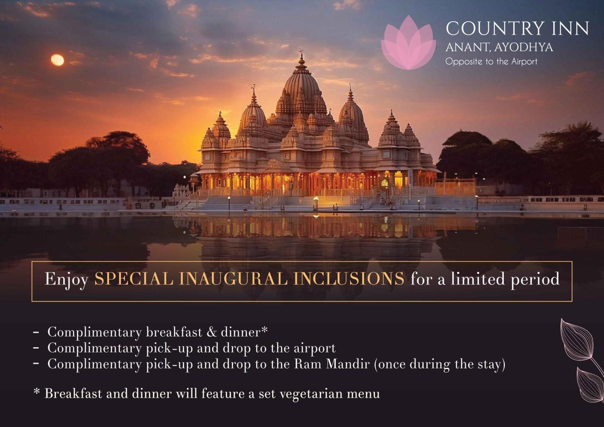 Country Inn Ayodhya - Opposite Airport Extérieur photo