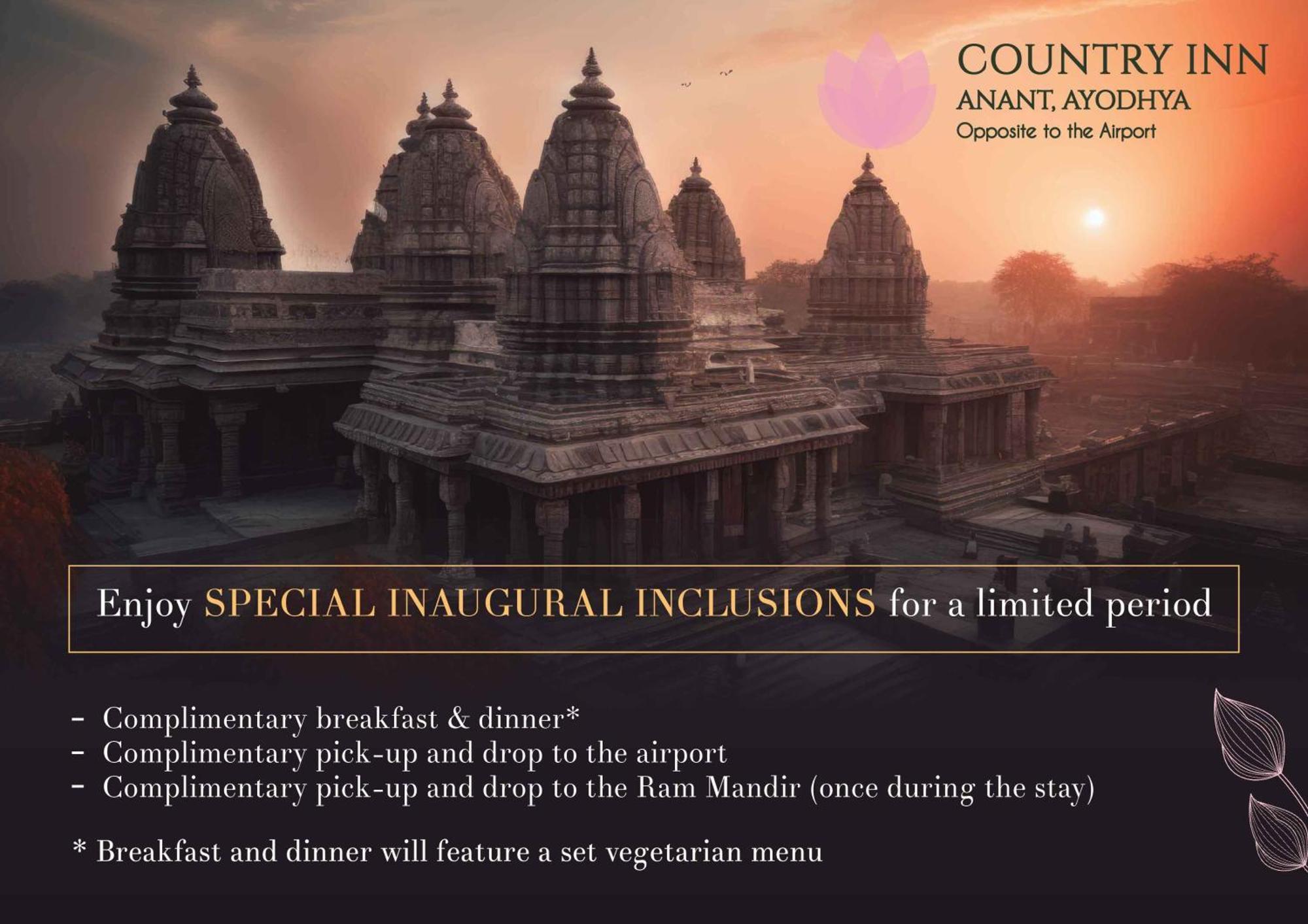 Country Inn Ayodhya - Opposite Airport Extérieur photo